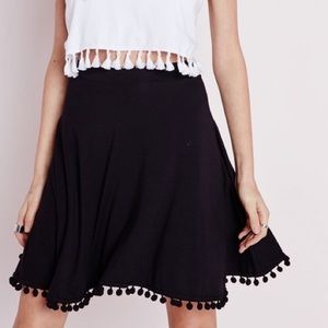 Black skater skirt